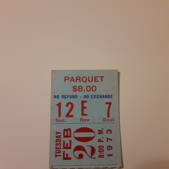 2-20-1973 St. Louis Blues Hockey Ticket Stub Bobby Clarke 4 Assists Fair Cond. - Picture 2 of 3